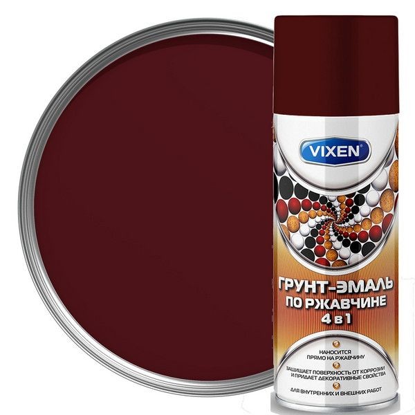 Грунт-эмаль по ржавчине Vixen-3005, 520 мл