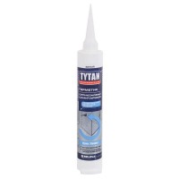 Герметик Tytan Professional силиконовый санитарный цвет белый, 80 мл