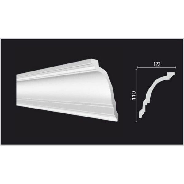 Молдинг потолочный DECOR-DIZAYN DD16 122х2000 мм