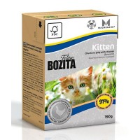 Влажный корм для котят и беременных кошек BOZITA Kitten Кусочки в желе Курица 190 г