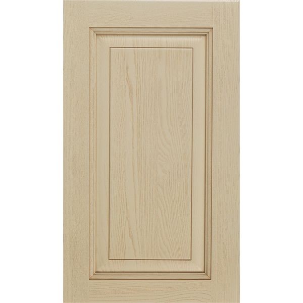 Дверь для шкафа Delinia ID «Невель» 45x77 см, массив ясеня, цвет кремовый