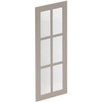 Витрина для шкафа Delinia «Ньюпорт» 40x102.4 см, МДФ, цвет бежевый