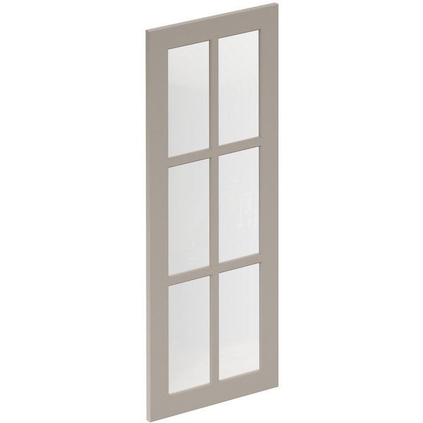 Витрина для шкафа Delinia «Ньюпорт» 40x102.4 см, МДФ, цвет бежевый