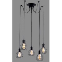 Люстра Arte Lamp Spider A1109SP-5BK E27 5 ламп
