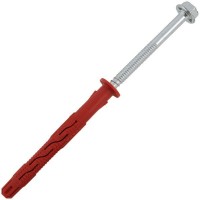 Дюбель фасадный Hilti HRD-H, 10x100 мм, нейлон/оцинкованная сталь, 4 шт.
