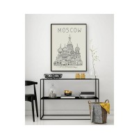 Постер ПростоПостер Зарисовки Москвы 171653436000, 40х50 см