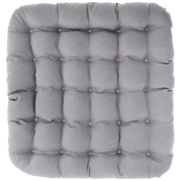 Подушка на стул Bio-Textiles "34;БИО "34;, PEK999_серая