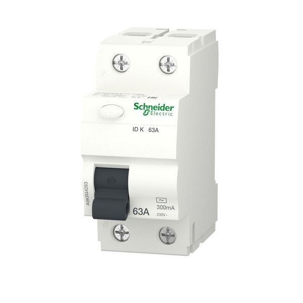 УЗО Schneider Electric Acti9, 2 полюса 63 А, 300 мА, тип АС