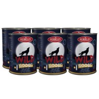 Консервы Berkley Wild для Собак всех возрастов Гусь с Цукини, Яблоками и Лесными Ягодами №1 400г (6 шт.)