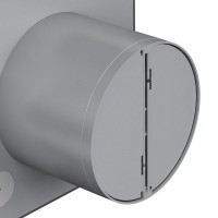 Вентилятор вытяжной Diciti Silent 4C Dark Gray, o100 мм, 8.4 Вт, цвет темно-серый