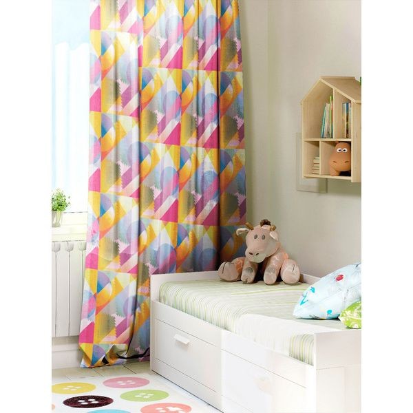 Штора Seasons Геометрия 26569, 145х270 см