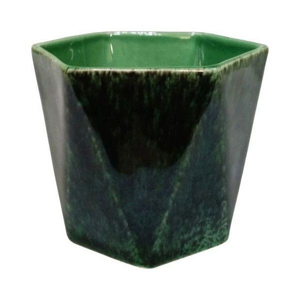Кактусник 9x10x9 см v0.49 л керамика зелёный