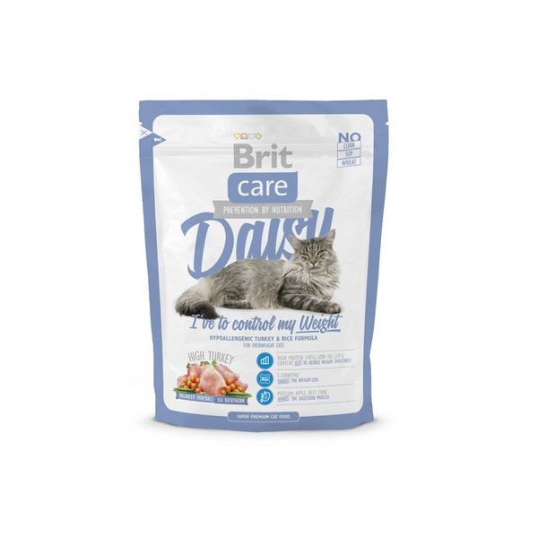 Сухой корм для кошек склонных к полноте всех пород BRIT Care Cat Daisy 400 г