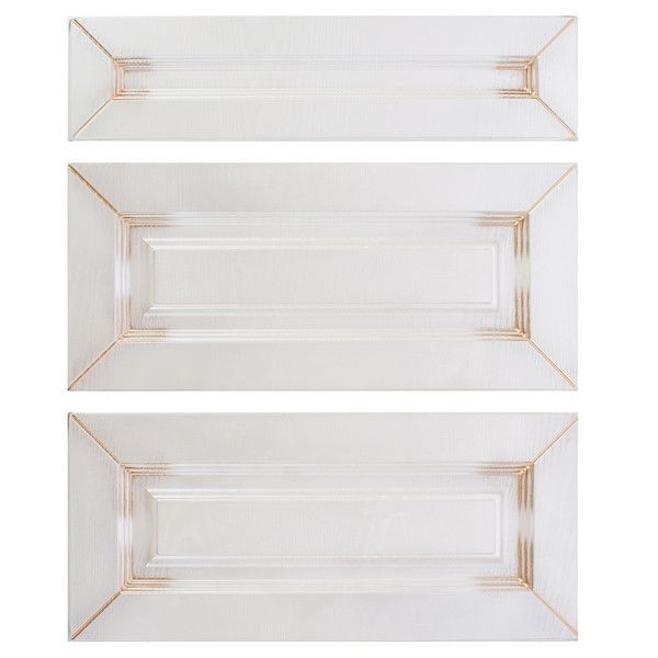 Двери для шкафа Delinia «Ницца» 80x70 см, МДФ, цвет светлый ясень, 3 шт.
