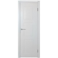 Дверь межкомнатная Британия глухая эмаль цвет белый 80x200 см (с замком)