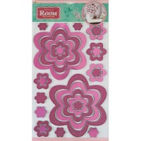 Декоративная наклейка для стены Room decoration Цветочки 7604