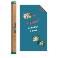Магнитные обои Continent Decor ROLLS-120-150-DSA 120х150 см синие