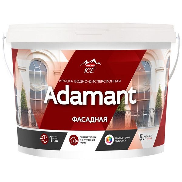 Краска фасадная Adamant 5 л база А