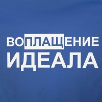 Дождевик «Воплащение идеала», ярко-синий, размер M