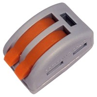 Клемма Electrovolt EV-B222-412 2 разъема под провода 0.08 м м² - 4 м м², пластик, 50 шт.