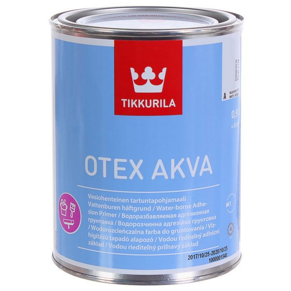 Грунтовка специальная Tikkurila Otex Akva 0,9 л