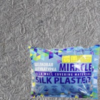 Жидкие обои Silk Plaster Миракл 1038Ж 1.7 кг цвет серый