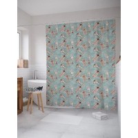 Шторка для ванной комнаты Joyarty Отдых в бассейне scm_57879 180х200 см