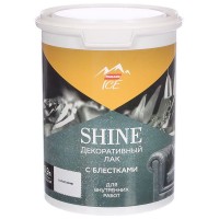 Декоративный лак Parade Ice Shine с эффектом магического мерцающего сияния цвет голография 0.9 л