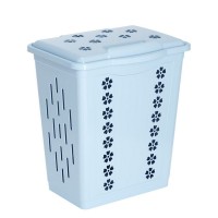 Корзина для белья 60 л цвет синий