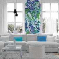 Фотообои Urban Style (Цветочный мотив) US 133 100х270 см