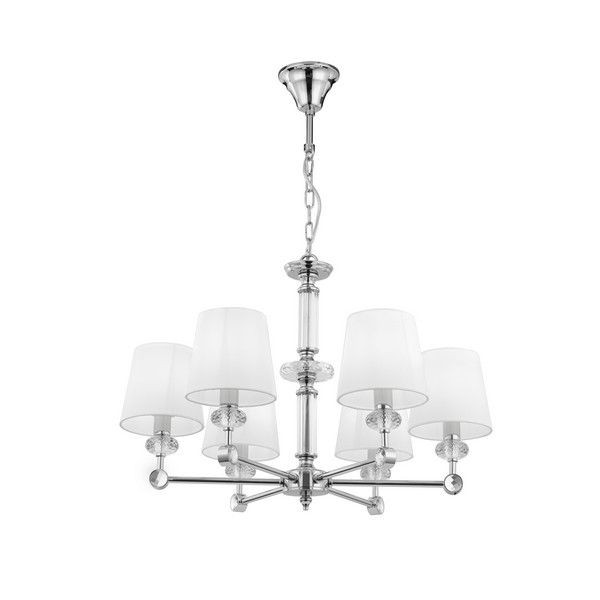 Люстра Maytoni Riverside MOD018PL-06CH E14 6 ламп 12 м²