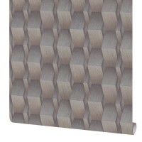 Обои флизелиновые Erismann Fashion for walls серо-коричневые 1.06 м 12036-30