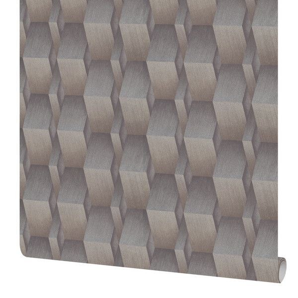Обои флизелиновые Erismann Fashion for walls серо-коричневые 1.06 м 12036-30