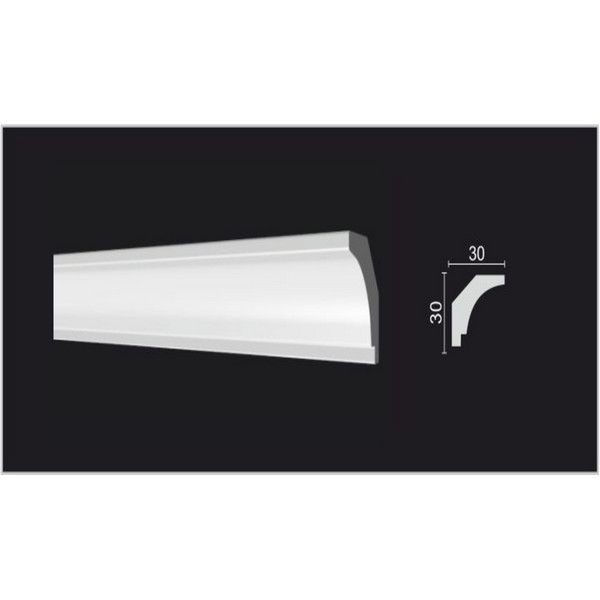 Молдинг потолочный Decor-Dizayn DD37 30х2000 мм дюропласт