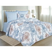 Комплект постельного белья Guten Morgen, Дуэт 932 Moroccan Pattern с нав.50х70 см, поплин СП-932-143-240-50