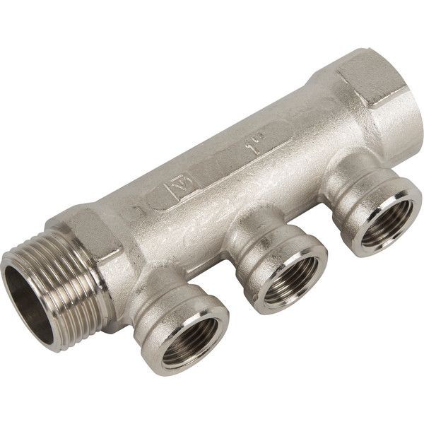 Коллектор с внутренней резьбой Valtec на 3 выхода, 1 "34;x1/2 "34; VTc.550.N.0603