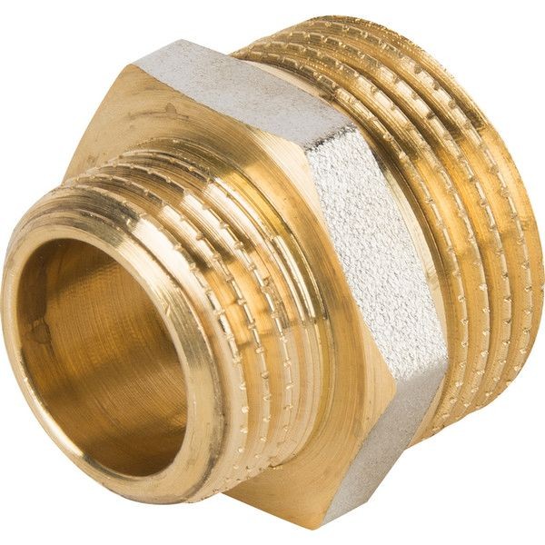 Ниппель переходной Equation, 3/4x1/2 "34;, никелированная латунь