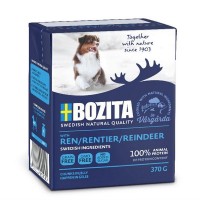 Влажный корм для собак BOZITA Naturals Reindeer Кусочки в желе Олень 370 г