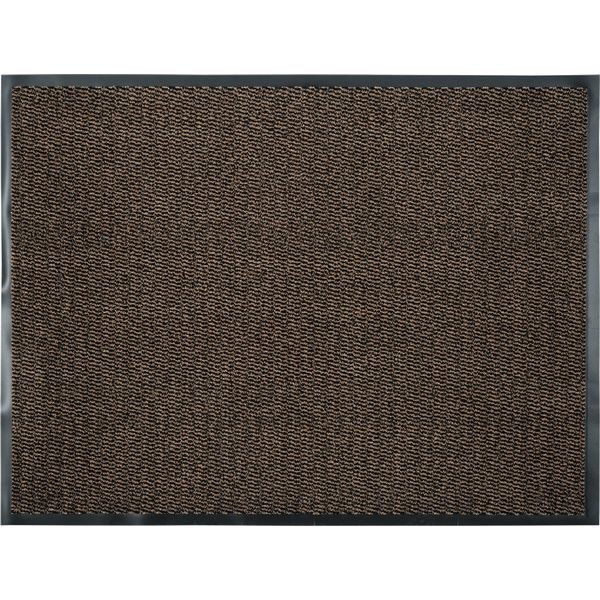 Коврик «Step» полипропилен 90x120 см цвет коричневый