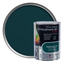 Грунт эмаль по ржавчине 3 в 1 гладкая Dali Special цвет зеленый мох 0.8 кг