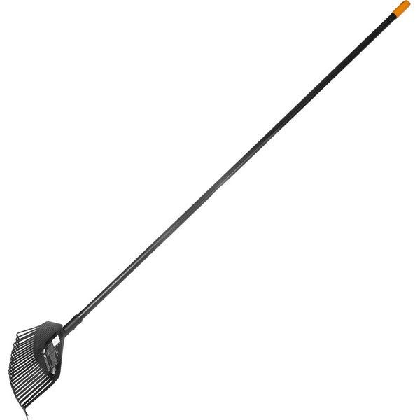 Набор Fiskars Solid грабли 25 зубьев, метла для уборки