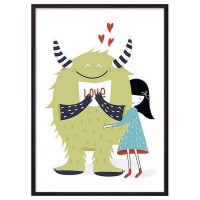 Постер Дом Корлеоне Монстр "34;Love "34; 07-0638-30х40, 30х40 см