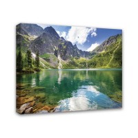 Картина Симфония Озеро в горах 1-056, 40х50 см