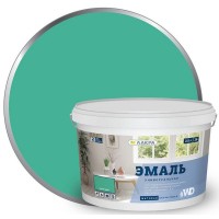 Эмаль акриловая матовая цвет зеленый 2.5 кг