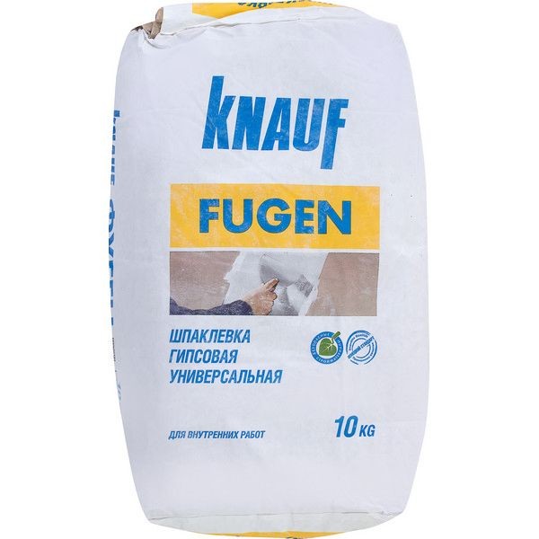 Шпаклёвка гипсовая для заделки швов ГКЛ Knauf Фуген 10 кг