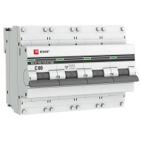Выключатель автоматический EKF PROxima mcb47100-4-80C-pro 4Р 230В 80А