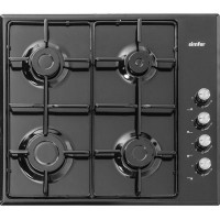 Газовая варочная панель Simfer H60Q40B400, с автоподжигом, черная