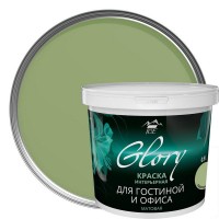 Краска для гостинной Glory 0.9 л, цвет лавровый лист