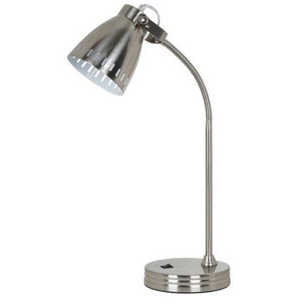 Лампа настольная Arte Lamp Luned A2214LT-1SS цвет серый