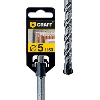 Сверло по бетону GRAFF 5x100x160 мм, SDS-plus, GSPD05160